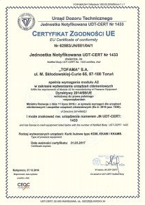 Certyfikat Kurki-(UDT)
